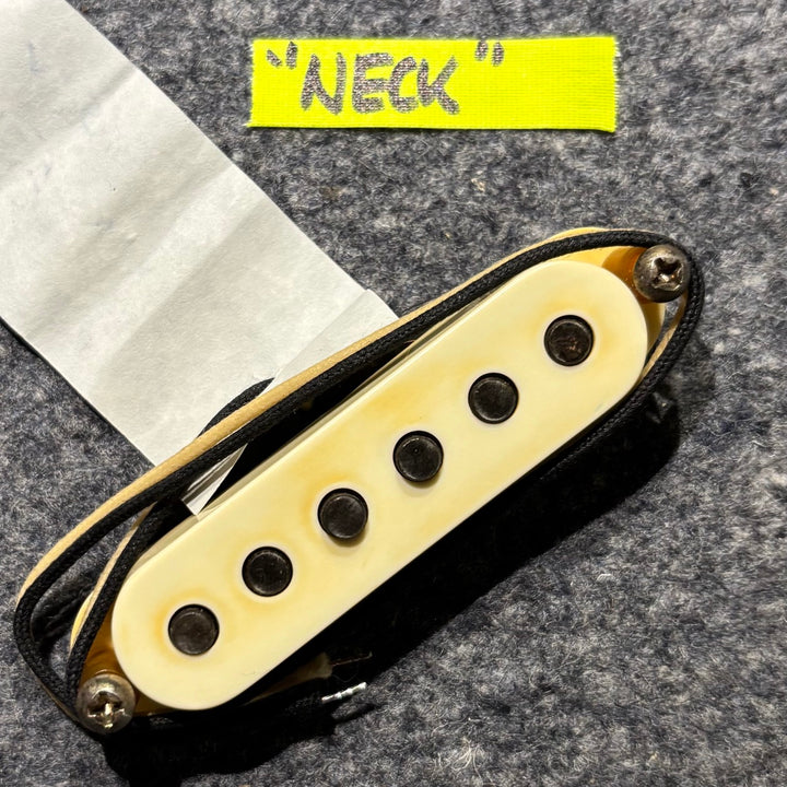 Sliders - SRV '59 Aged White Stratocaster Pickup Set (Never Installed ) - MINT