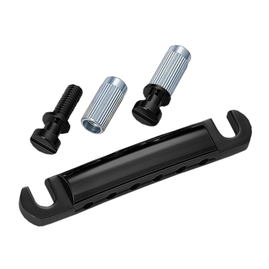 Allparts TP-0400 US Stop Bar Tailpiece Black