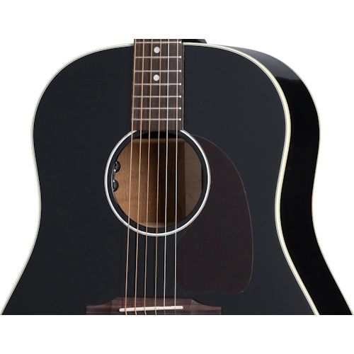 Gibson J-45 Standard Acoustic/Electric Guitar with Hardshell Case - Ebony