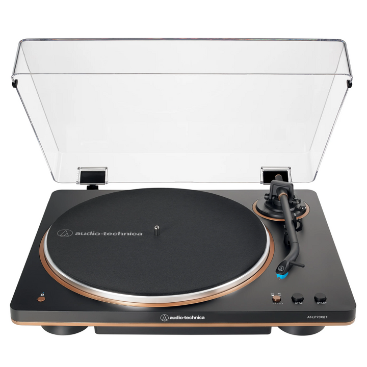 Audio-Technica AT-LP70XBT Belt-drive Turntable with Bluetooth - Black/Bronze