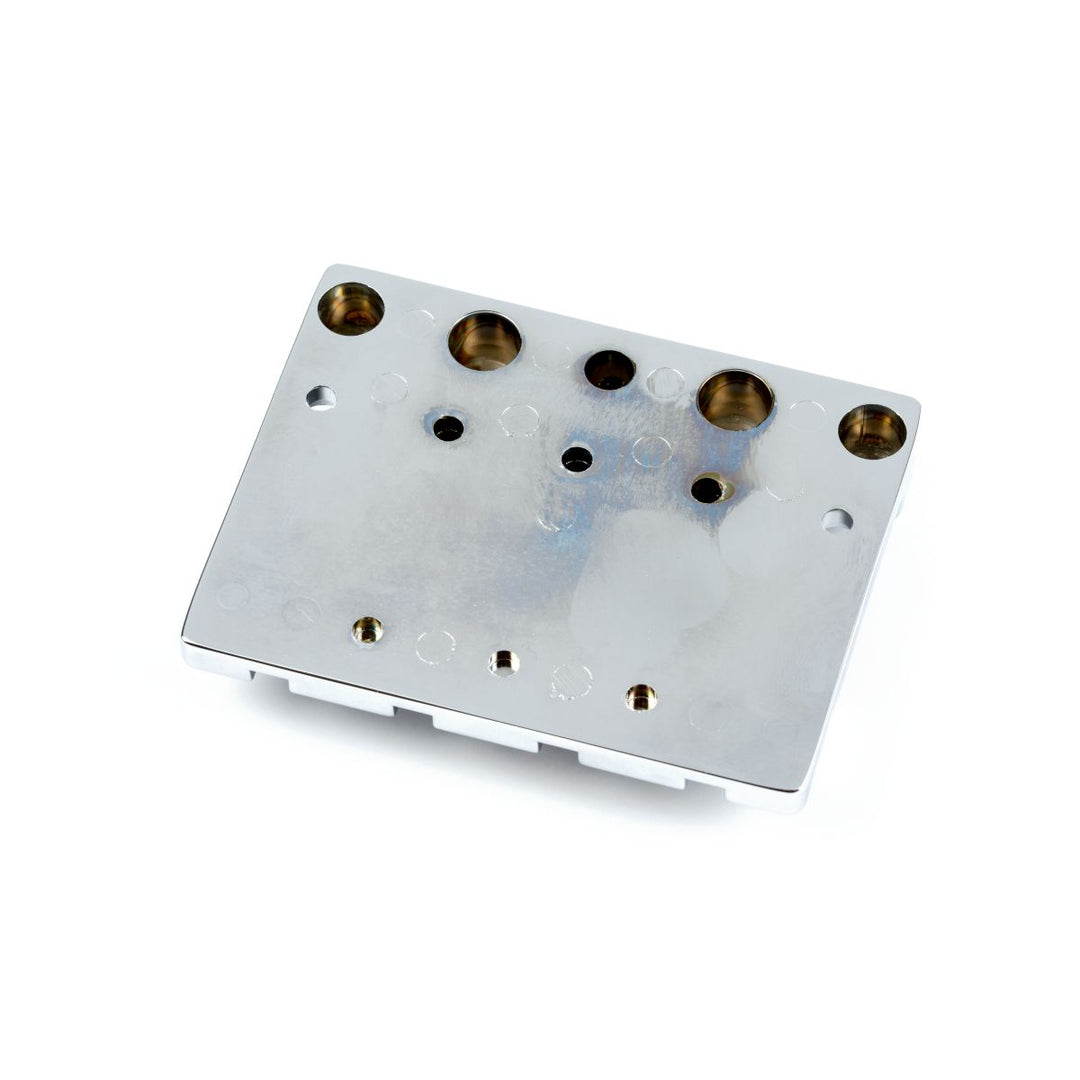Fender HiMass 4-String Bass Bridge Assembly With Brass Saddles - Chrome