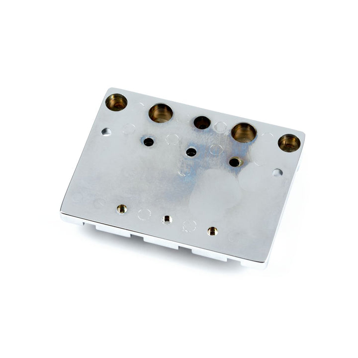 Fender HiMass 4-String Bass Bridge Assembly With Brass Saddles - Chrome