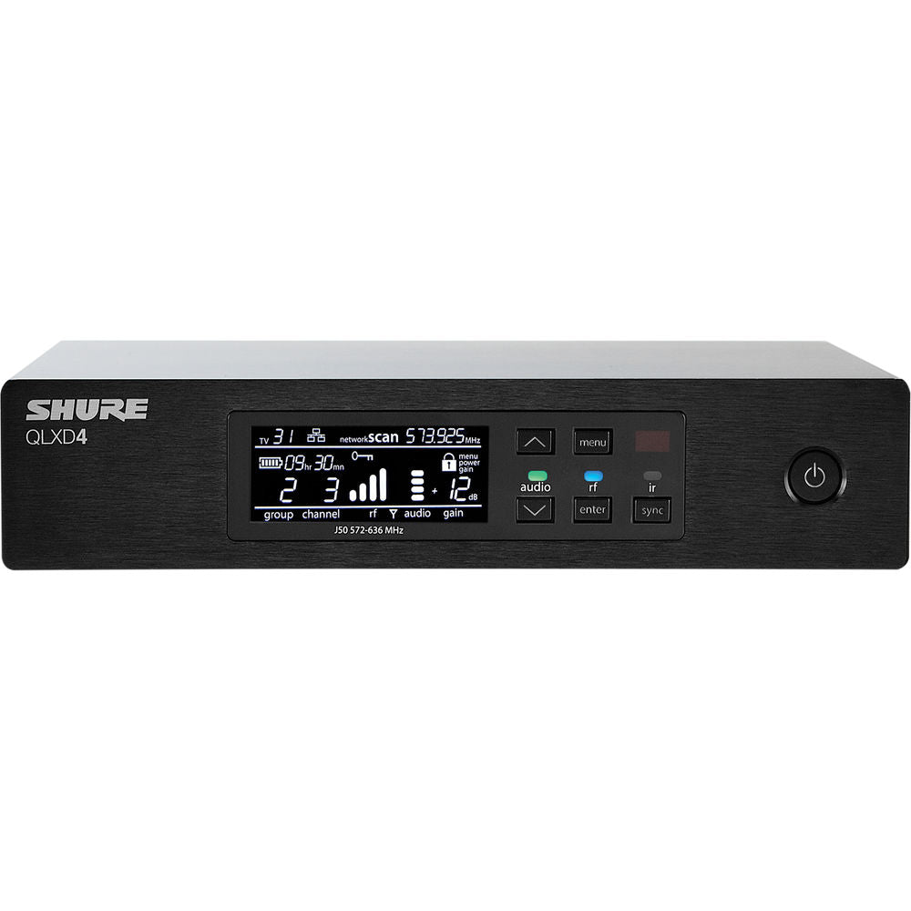 Shure QLXD4 Digital Wireless Receiver Frequency G50