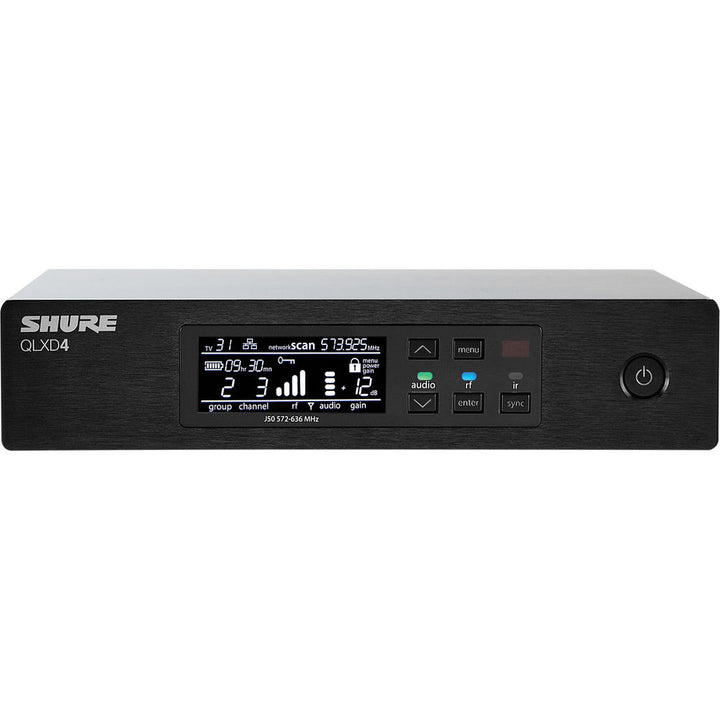 Shure QLXD4 Digital Wireless Receiver Frequency G50
