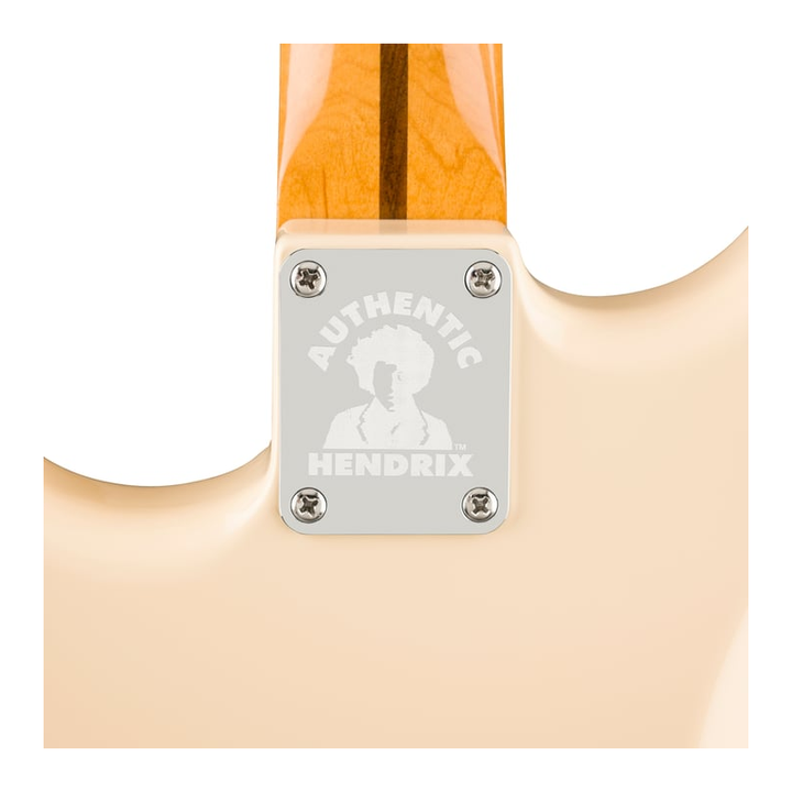 Fender Jimi Hendrix Stratocaster, Maple Fingerboard (Olympic White)