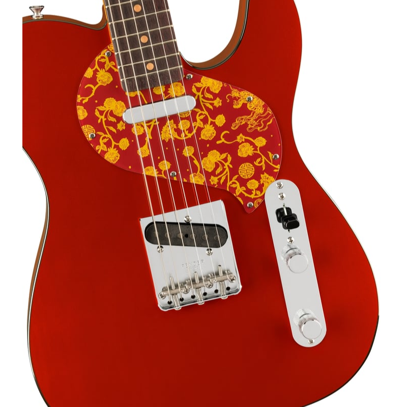 Fender Limited Edition Raphael Saadiq Telecaster (Dark Metallic Red) Electric Guitar