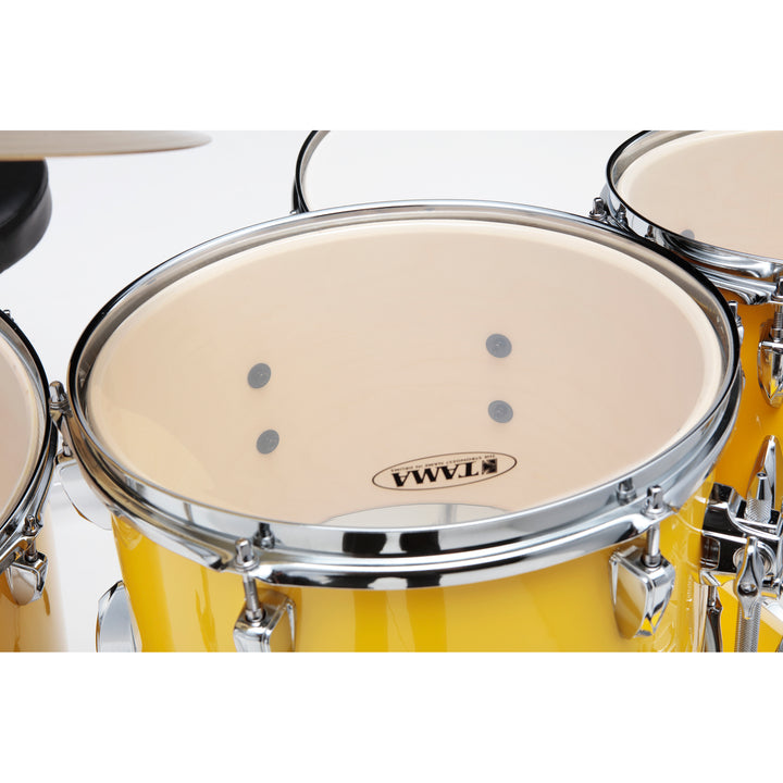 Tama Imperialstar 5-Piece Shell Pack with Hardware (22,10,12,16,SD) - Electric Yellow