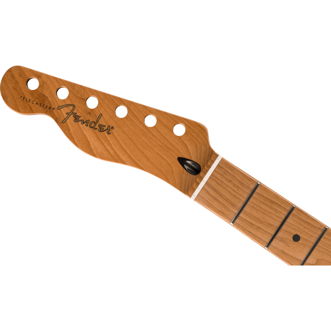 Fender Satin Roasted Maple Telecaster® LH Neck, 22 Jumbo Frets, 12", Maple, Flat Oval Shape