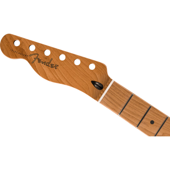 Fender Satin Roasted Maple Telecaster® LH Neck, 22 Jumbo Frets, 12", Maple, Flat Oval Shape