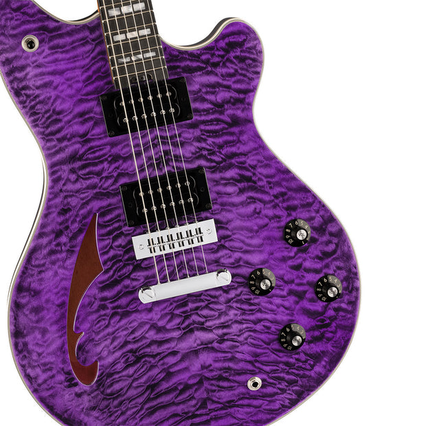 EVH® SA-126 Special Electric Guitar w/Case - QM Trans Purple