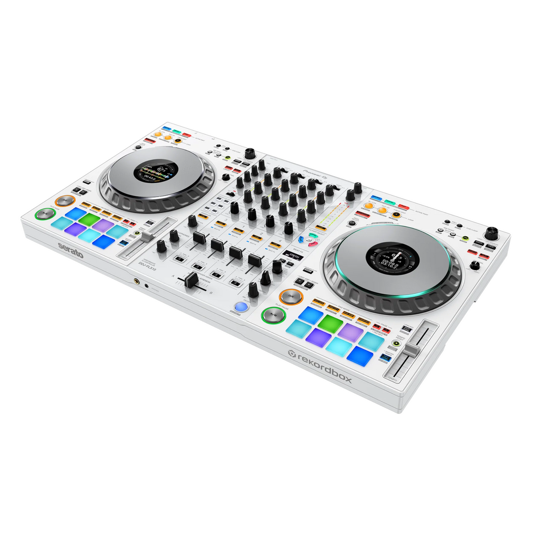 Pioneer DJ DDJ-FLX10-W  Limited Edition 4-Channel DJ Controller for rekordbox/Serato - White