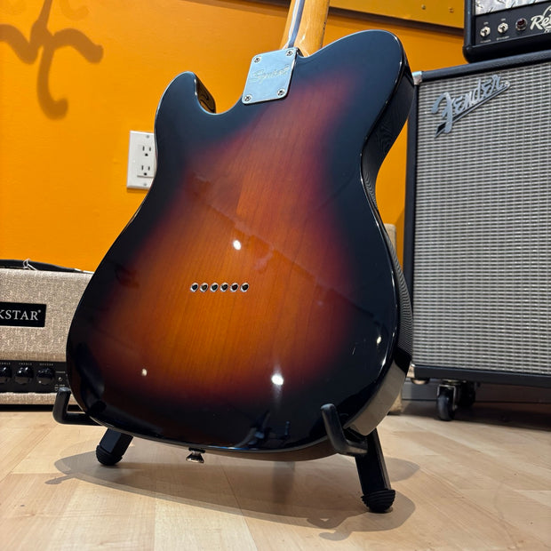 Squier - "Classic Vibe 70's RI Telecaster Thinline" (3T Sunburst) w/ Hard Shell Case - USED