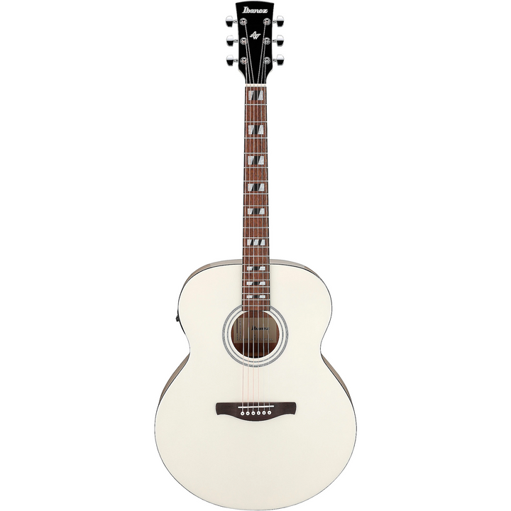 Ibanez AJ70M2EPW Jumbo Acoustic-Electric Guitar Pearl White High Gloss