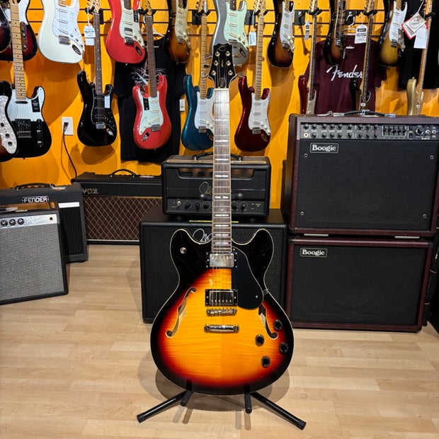 Peavey - "JF1-EX" FM- Semi Hollowbody - Sunburst - (No Case Or bag) - USED