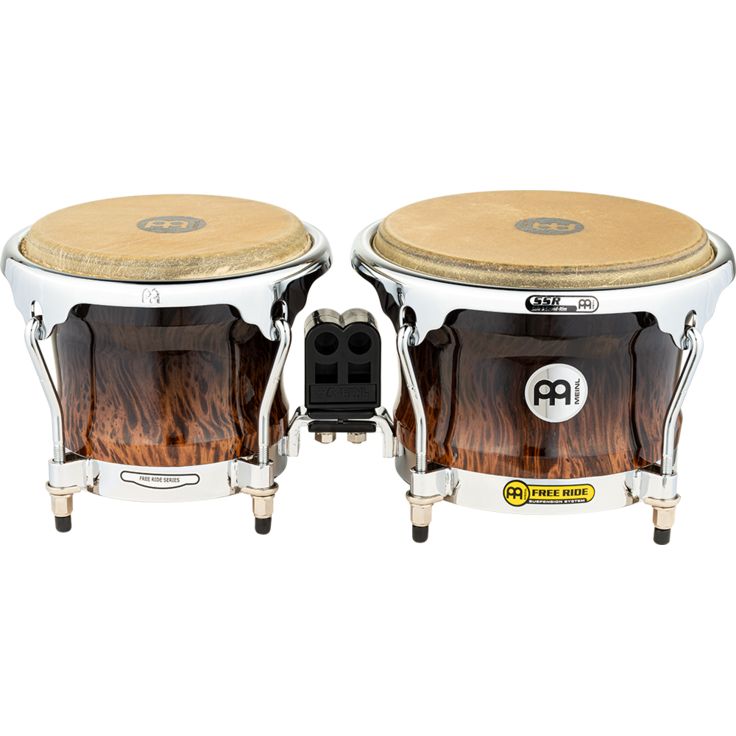 Meinl Percussion Professional Series FWB400 Wood Bongo Brown Burl