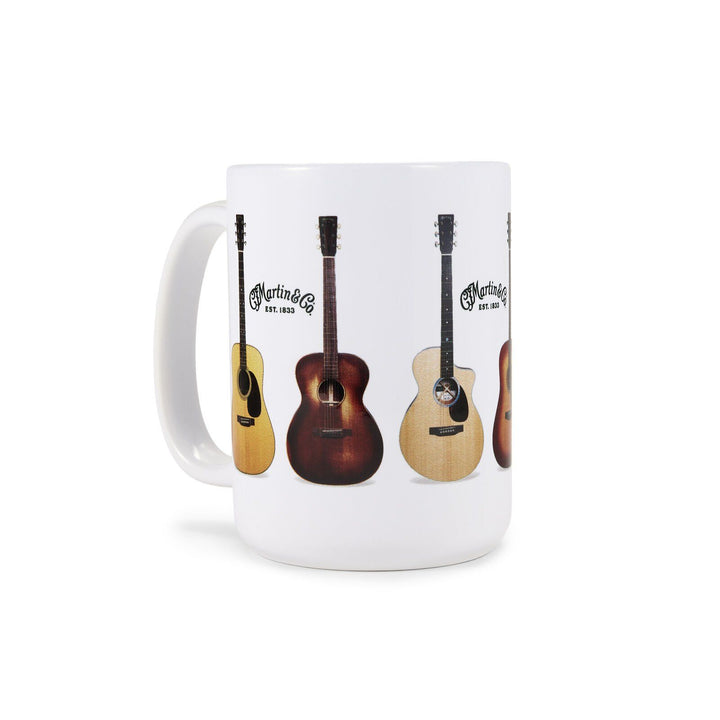 Martin 18N0385 White – Ceramic Mug with Script Logo, 15 oz