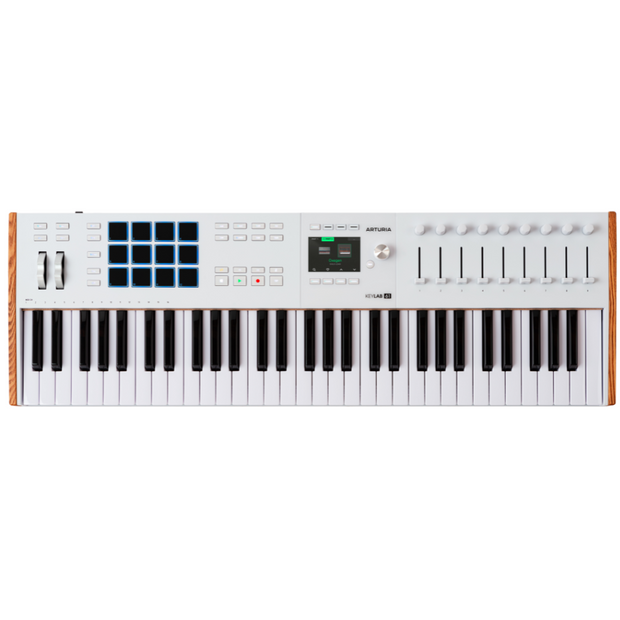 Arturia KEYLAB61MK3WH Feature packed Pro 61 Key Controller - White