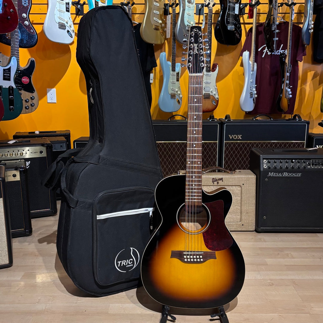 Seagull - S12-CH-CW Concert Hall Cutaway 12 String Sunburst w/ Tric HD Bag - 2004 - Used