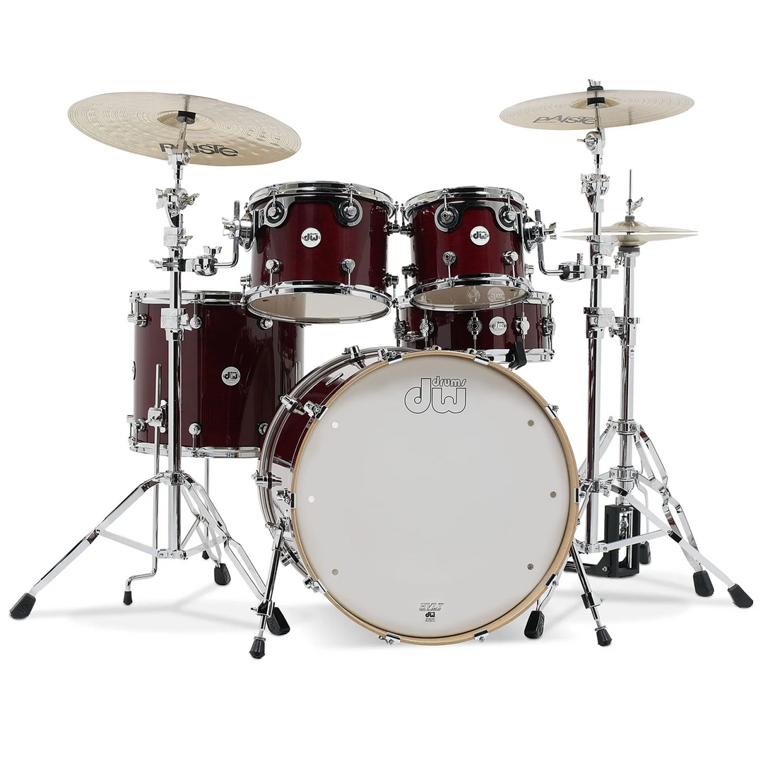 DW Design Series 4-piece Shell Pack - Cherry Stain