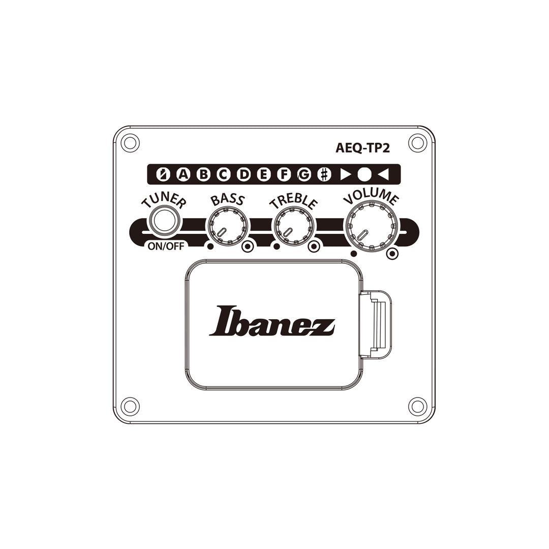 Ibanez Acoustic-Electric Guitar (Black) AJ70M1EBK