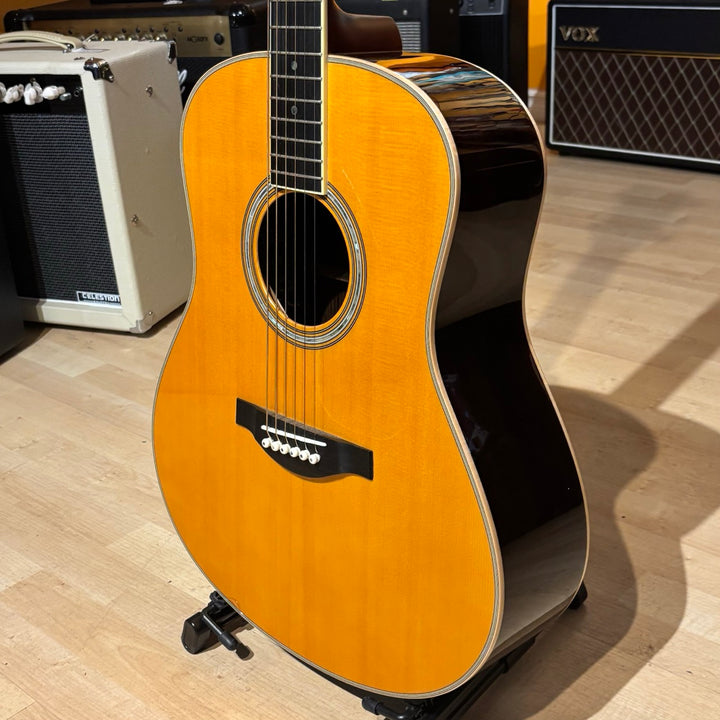 Yamaha - LLTA Trans Acoustic / Electric Dreadnought  w/FX (Vintage Amber Tint) - USED