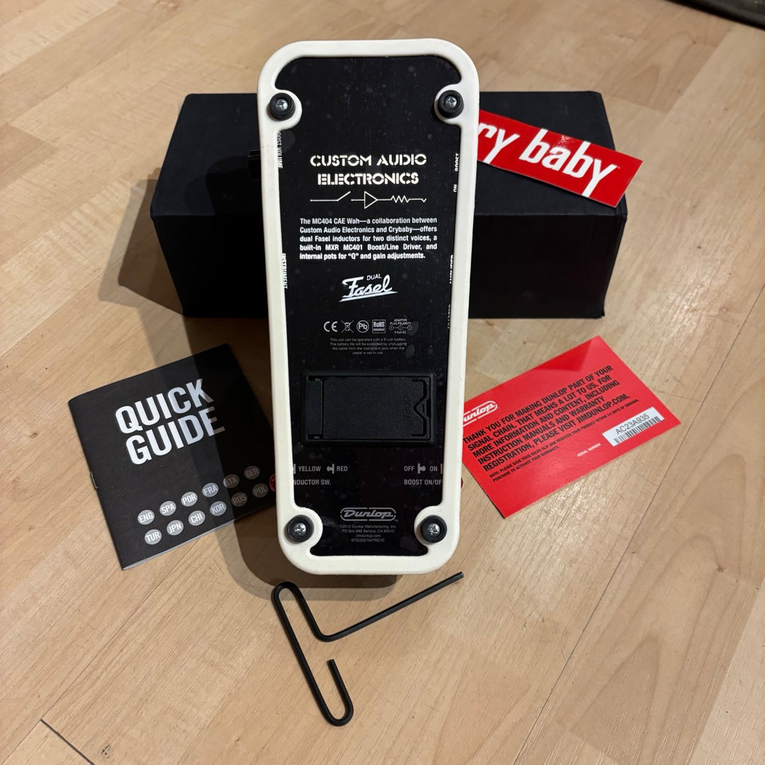 Dunlop - MC404 Custom Audio Electronics Wah  w/ Box, Tool & User Guide - MINT - USED