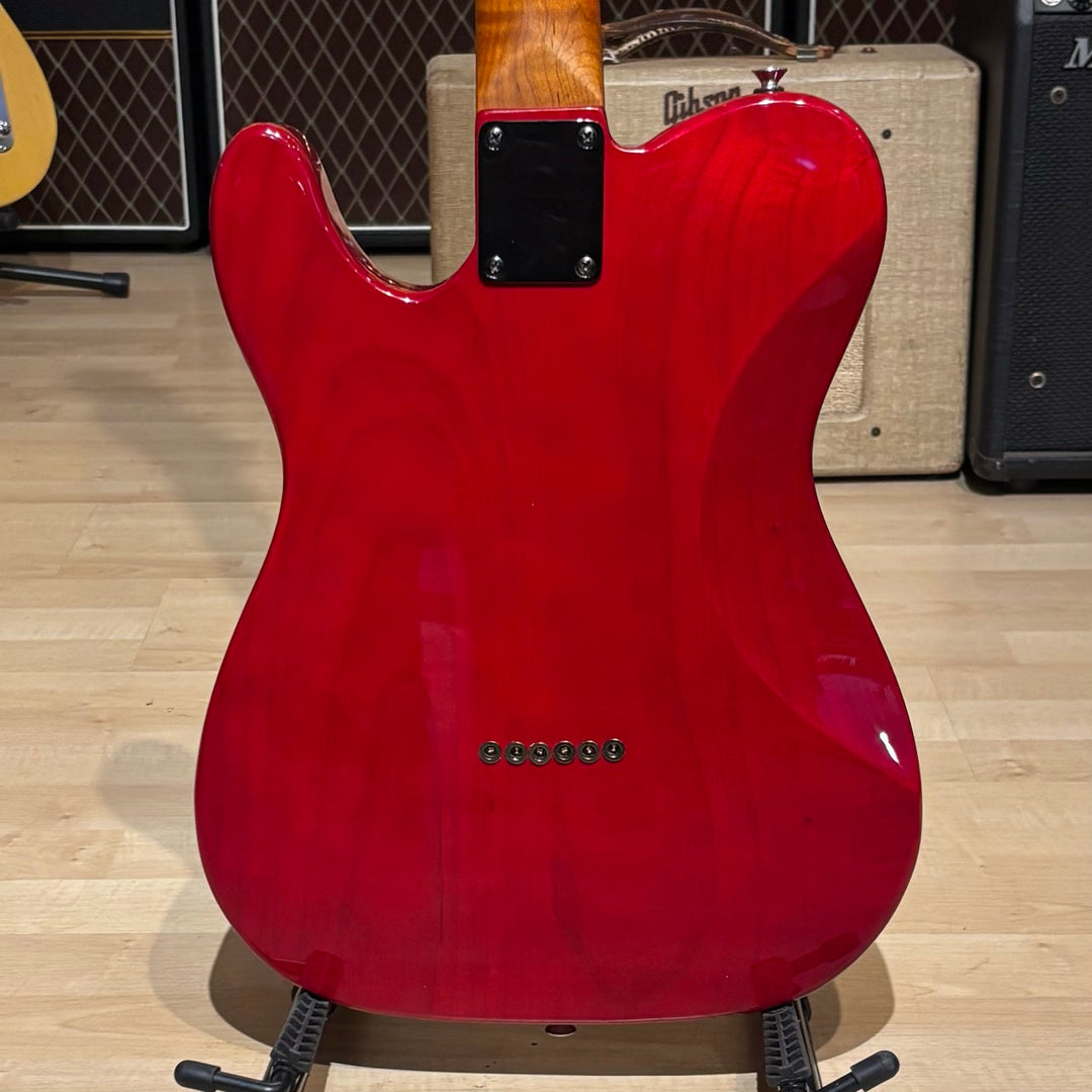 No Name - Tele Parts Caster w/ Fender CS Pickup Set (Ash - Trans Red - No Case) - USED