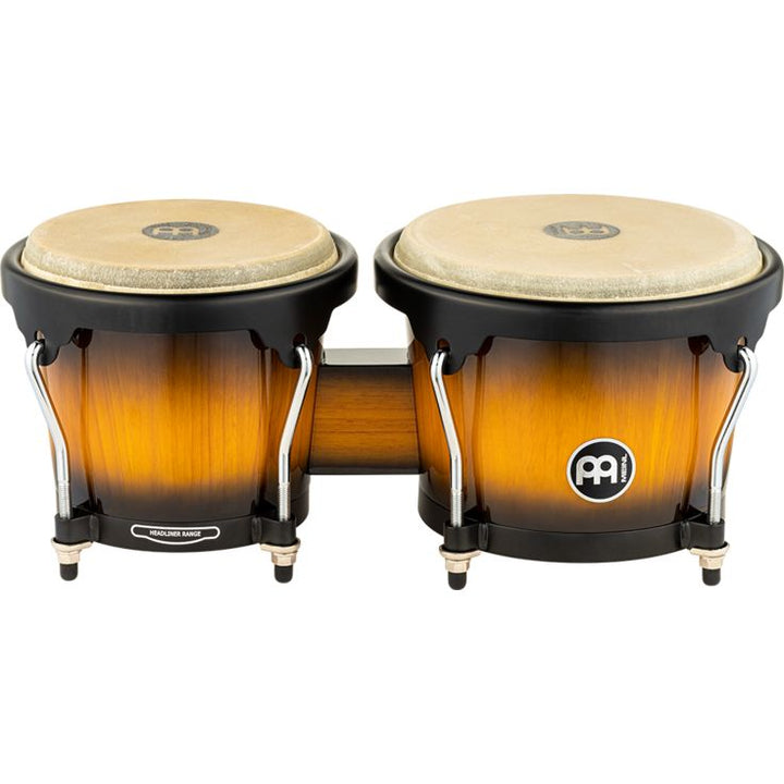 Meinl Percussion HeadlinerÂ® Series HB100 Wood Bongo Vintage Sunburst