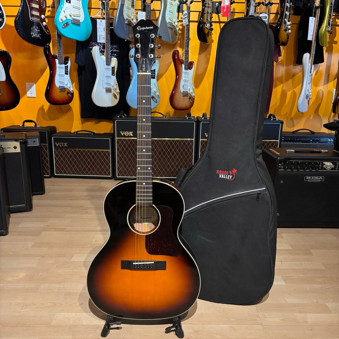 Epiphone - EL- OO Pro VS Acoustic Electric w/ Rouge Valley Gig Bag (Vintage Sunburst-2015) - USED