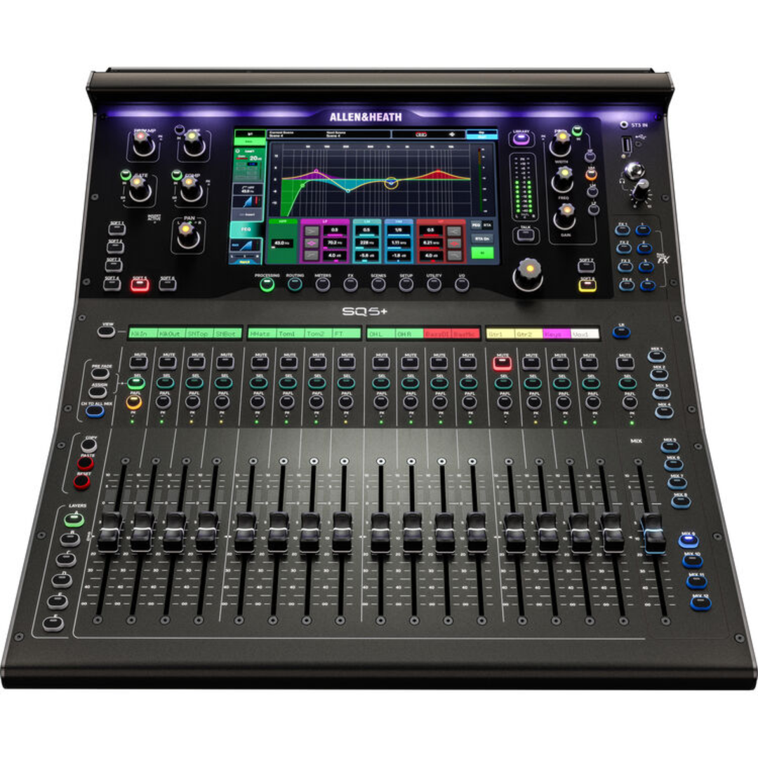 Allen & Heath  SQ-5+  48 Channel / 44 Bus / 17 Fader Digital Mixer with RackUltra FX