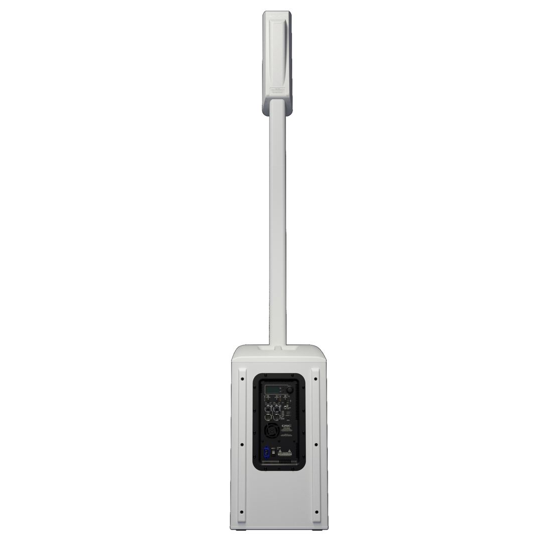 QSC KC12-WH 12" 3-Way Column Loudspeaker System with Bluetooth - White