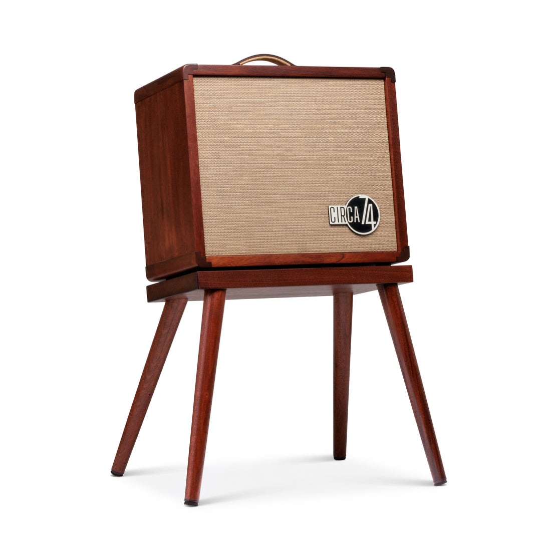 Taylor Circa 74 AV150-10 Acoustic Amplifier and Vocal System, Select Koa with stand Acoustic Guitar