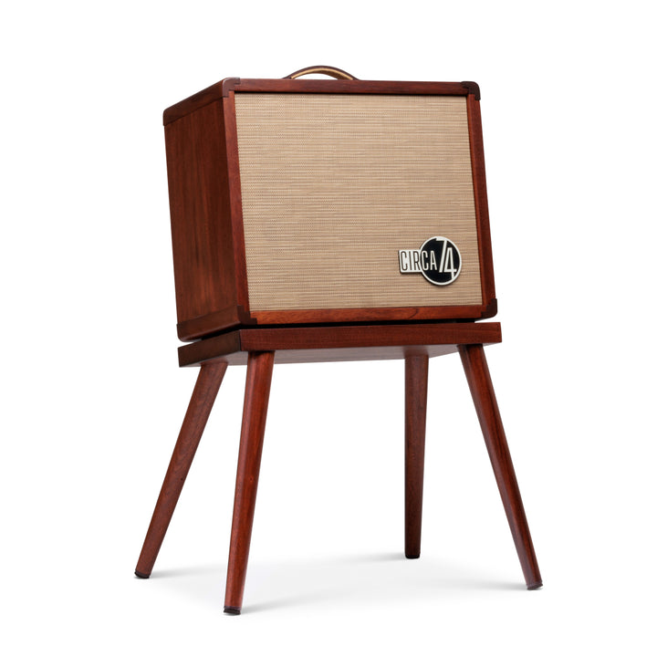 Taylor Circa 74 AV150-10 Acoustic Amplifier and Vocal System, Select Koa with stand Acoustic Guitar