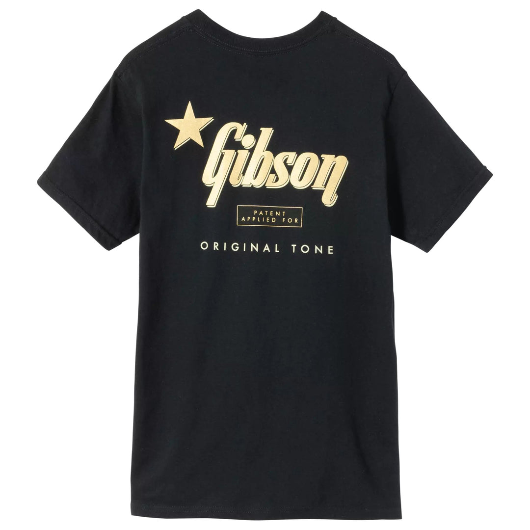 Gibson Original Tone Tee Black -  MEDIUM