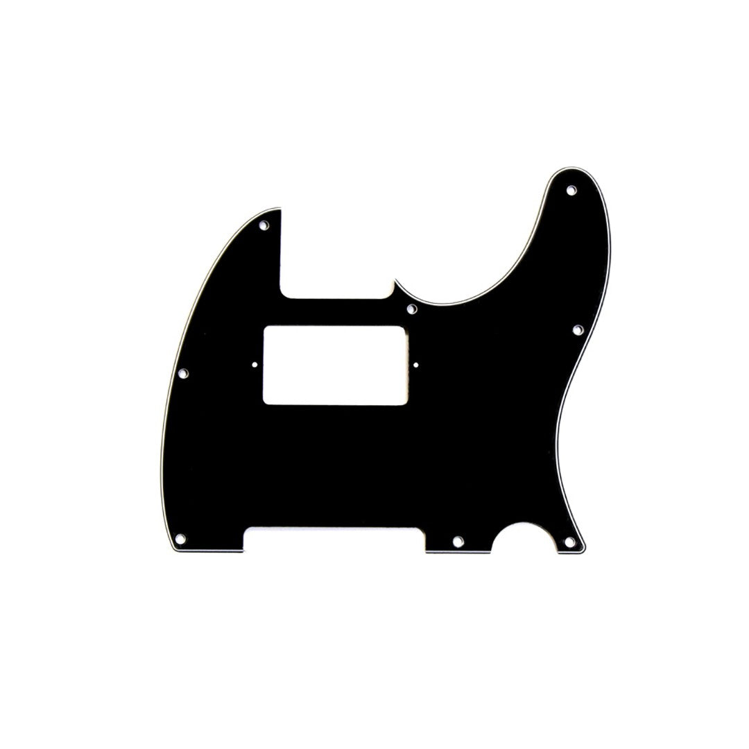 Allparts PG-9562 8-hole Humbucking Pickguard for Telecaster® Black 3-ply