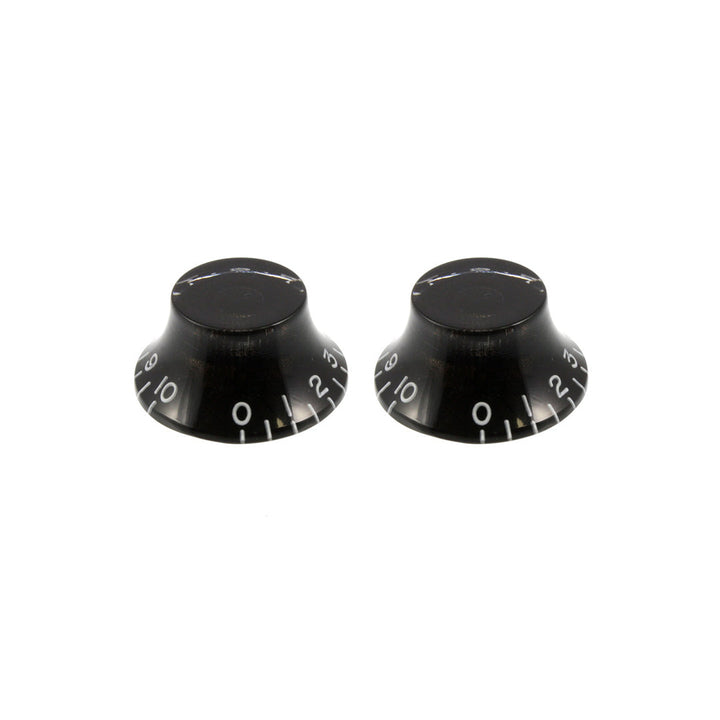 Allparts PK-0140 Set of 2 Vintage-style Bell Knobs Amber