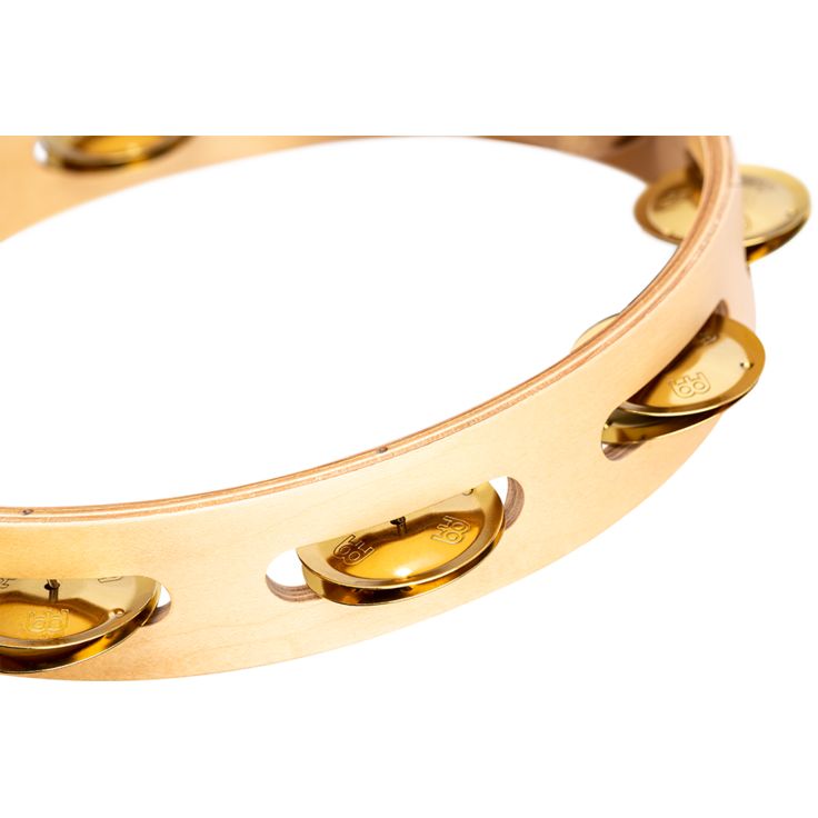 Meinl Percussion 10" Artisan Edition Tambourine Single row Solid brass 44mm jingles