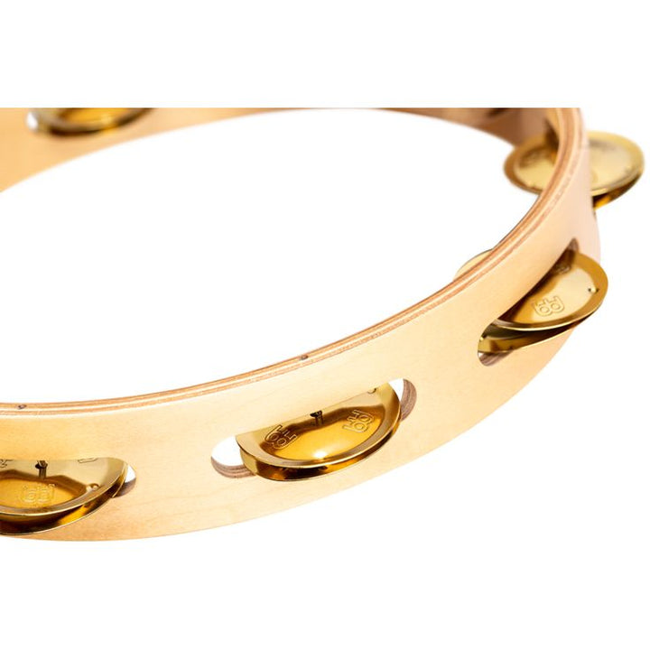 Meinl Percussion 10" Artisan Edition Tambourine Single row Solid brass 44mm jingles