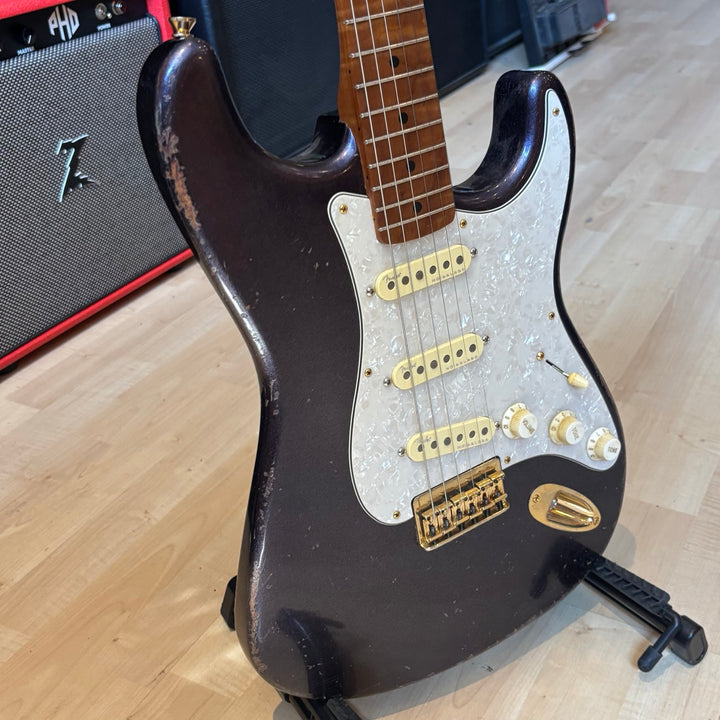 Parts-Caster Strat -  All Parts Neck- MJT Body - Fender N4 P'ups  w/ Fender G&G Black Tweed HD Case - USED