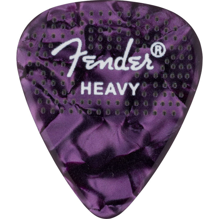 Fender  351 Dotted Celluloid Picks 12-Pack Heavy