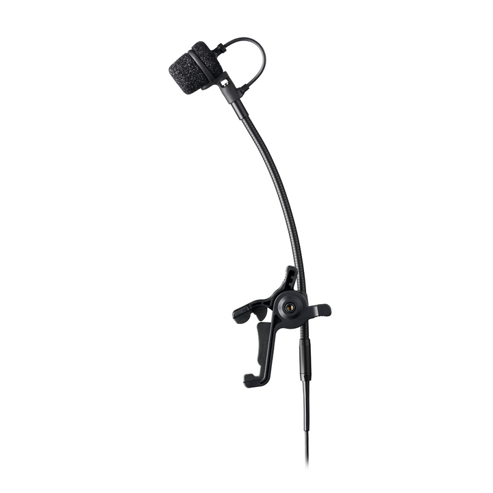 Audio-Technica ATM355VFCLM3 Clip-On Cardioid Condenser Instrument Microphone for Wireless (Sennheiser 3.5mm Connector)