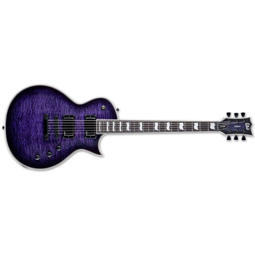 ESP LTD EC-1000/QM (See Thru Purple Sunburst) LEC1000QMSTPSB