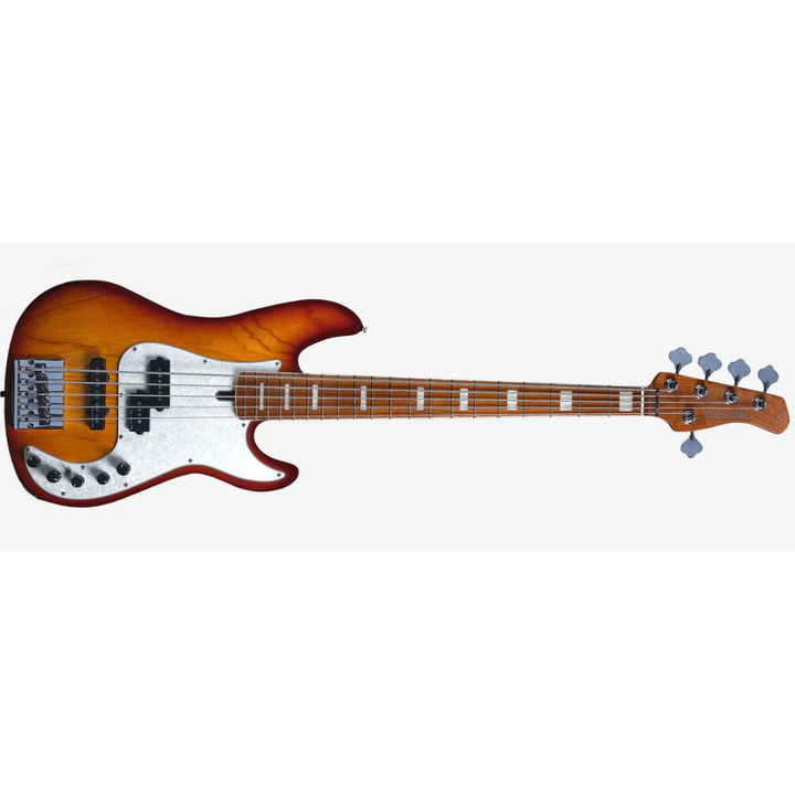 Sire P8 5-String Fretless Bass - Tobacco Burst