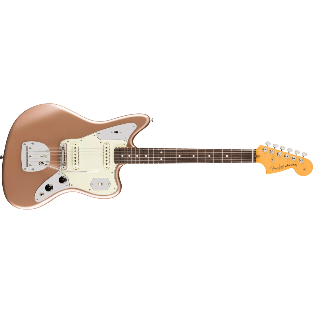 Fender American Professional Classic Jaguar® -  Rosewood Fingerboard -  Faded Firemist Gold