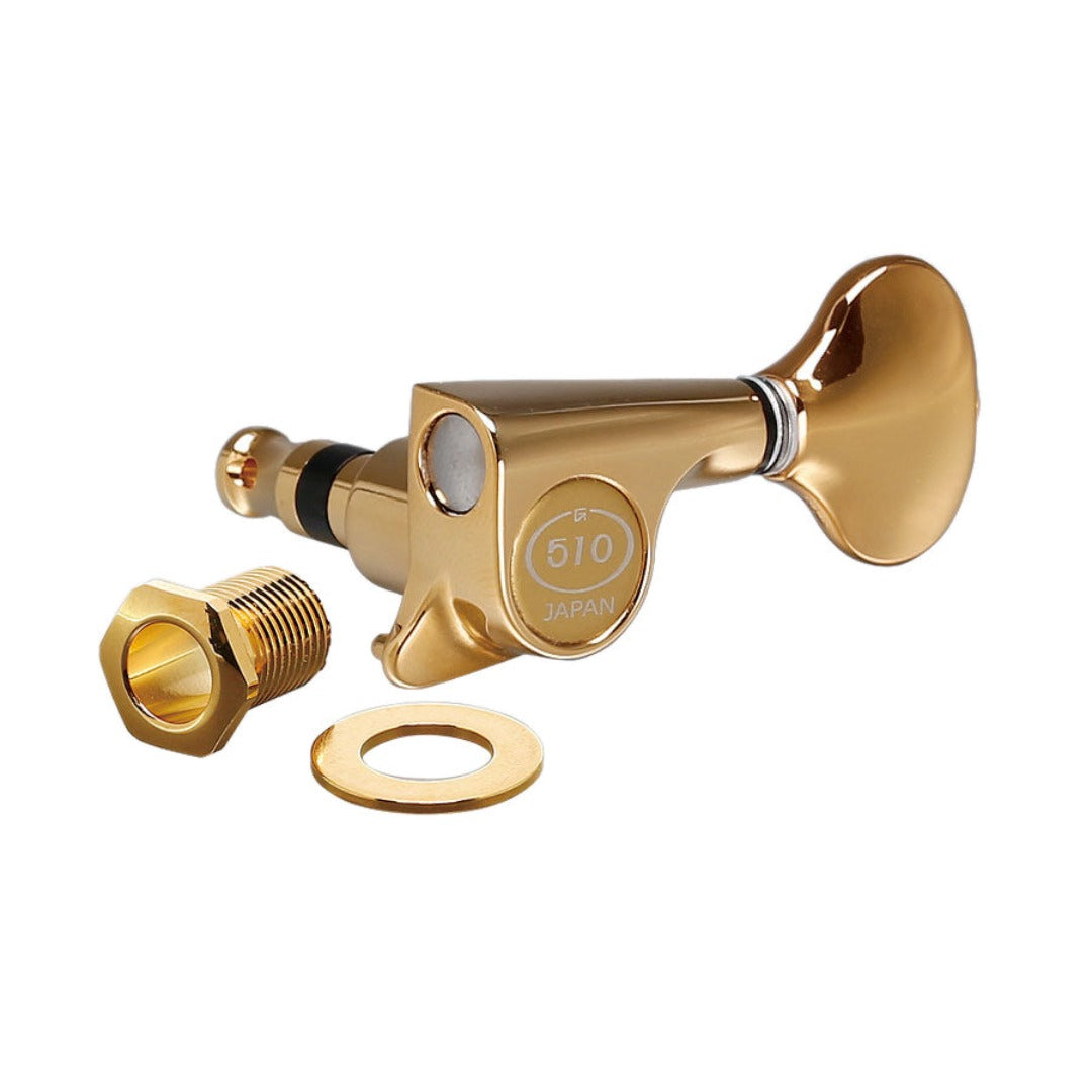 Allparts TK-7360 Gotoh SGI510 Baby 6-in-line Tuning Keys Gold