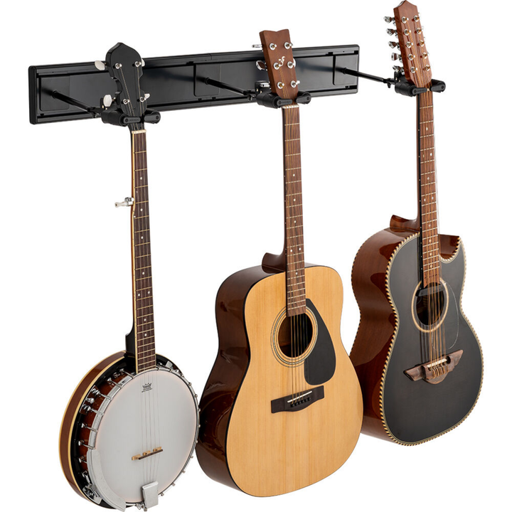 Hercules GSP403SB 3-Guitar Wall Rack