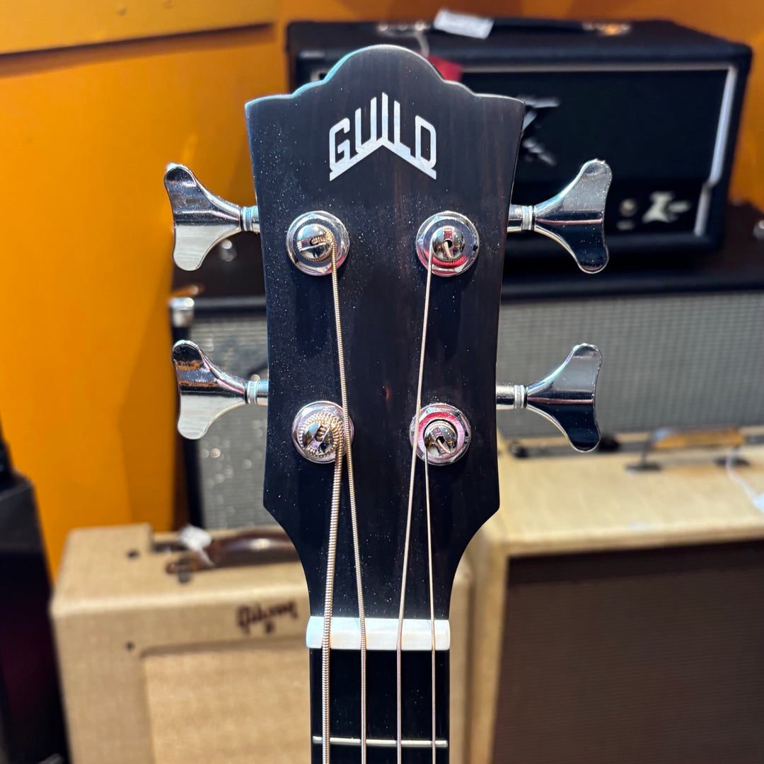 Guild - Jumbo Junior Acoustic Electric MINI Bass w/ Guild DLX Bass Bag (Natural 2022) - USED