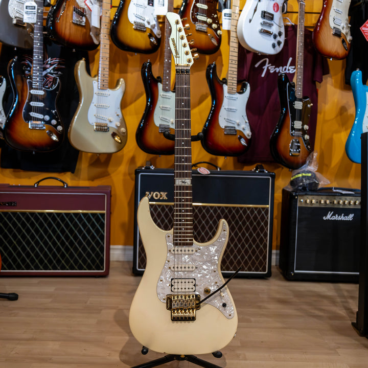 Fernandes - LA55-KK "Ken Kitamura" Signature HSS -Reverse HS "Arctic White"  (No Case or Bag) - MIJ - 1990's