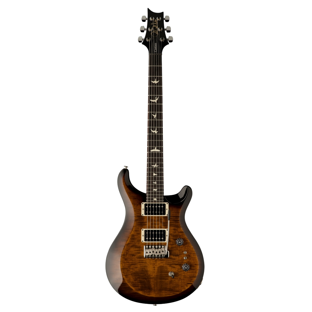 PRS S2 Custom 24 Electric Guitar (Black Amber) Ebony Fingerboard