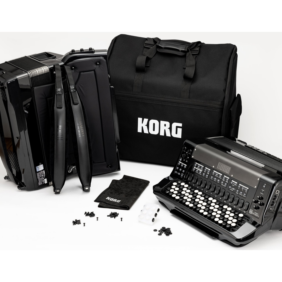 Korg FSUPBMBK FISA Suprema Digital Accordion - Buttons